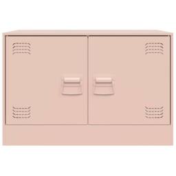 Berkfield Home TV Cabinet Pink 67x39x44 cm Steel - Size: 67 x 39 x 44 cm - thumbnail 5