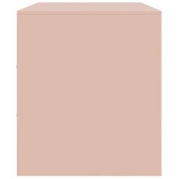 Berkfield Home TV Cabinet Pink 67x39x44 cm Steel - Size: 67 x 39 x 44 cm - thumbnail 7