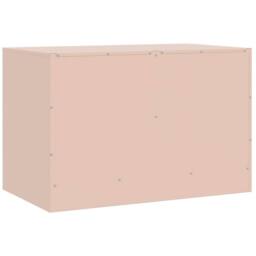 Berkfield Home TV Cabinet Pink 67x39x44 cm Steel - Size: 67 x 39 x 44 cm - thumbnail 8