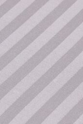 Homescapes Egyptian Cotton Satin Stripe Flat Sheet 330 Thread Count in Grey - Size: King Flat - thumbnail 4