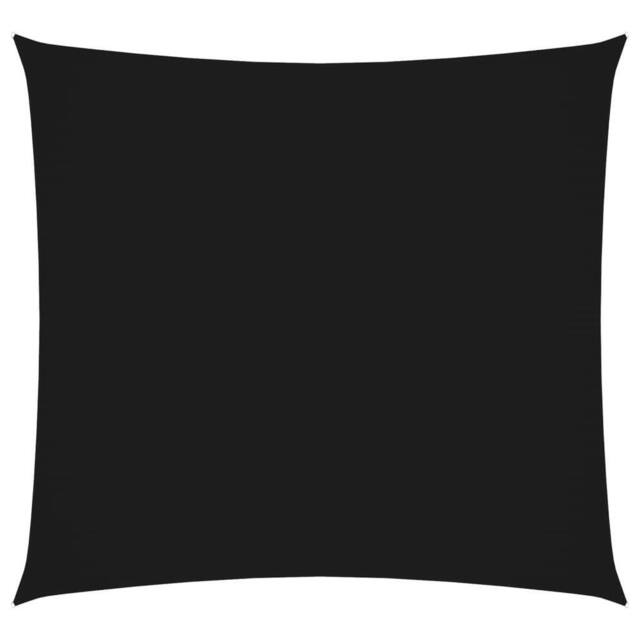 Berkfield Home Sunshade Sail Oxford Fabric Square 4x4 m Black - image 1