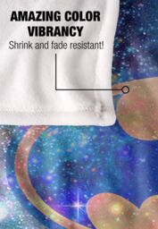 Batman Galaxy Symbol Officially Licensed Silky Touch Super Soft Throw Blanket 152x127 cm in White - thumbnail 4