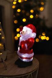 Marco Paul Pre-Lit Santa Claus Christmas Decoration in Red - thumbnail 5