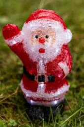 Marco Paul Pre-Lit Santa Claus Christmas Decoration in Red - thumbnail 9
