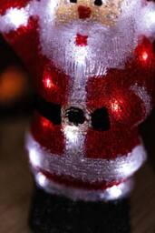 Marco Paul Pre-Lit Santa Claus Christmas Decoration in Red - thumbnail 7