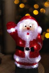Marco Paul Pre-Lit Santa Claus Christmas Decoration in Red - thumbnail 2