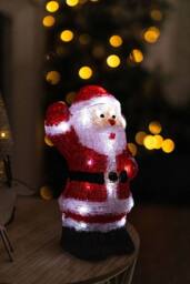 Marco Paul Pre-Lit Santa Claus Christmas Decoration in Red - thumbnail 4