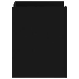 Berkfield Home Bedside Cabinet Black 45x50x65 cm Engineered Wood - Size: 45 x 50 x 65 cm - thumbnail 5