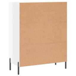Berkfield Home Sideboard High Gloss White 69.5x34x90 cm Engineered Wood - thumbnail 8