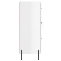 Berkfield Home Sideboard High Gloss White 69.5x34x90 cm Engineered Wood - thumbnail 7