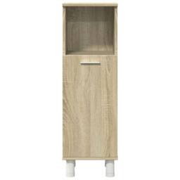 Berkfield Home 3 Piece Bathroom Furniture set Sonoma Oak Engineered Wood in Light Tan - thumbnail 7