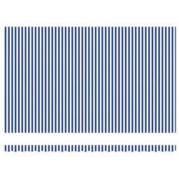Berkfield Home Retractable Awning Manual Blue & White 500x300 cm - thumbnail 8