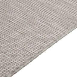 Berkfield Home Outdoor Flatweave Rug 160x230 cm Taupe in Beige - Size: 100 cm diameter - thumbnail 4