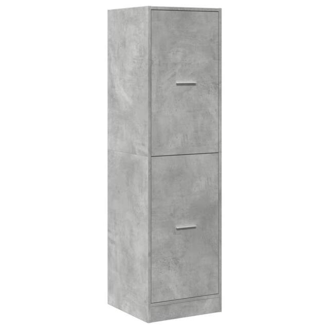Berkfield Home Elegant Apothecary Cabinet¬†Concrete Grey 40x41x144.5 cm Engineer - image 1