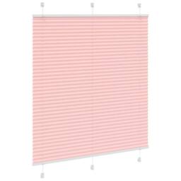 Berkfield Home Pleated Blind Pink 120x150 cm Fabric Width 119.4 cm Polyester - thumbnail 1