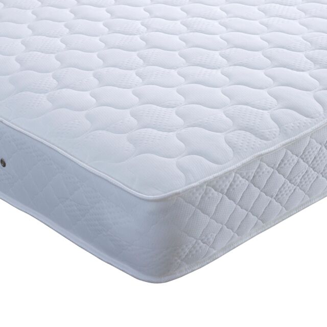 Bedmaster Prince Coil Spring Mattress in White - Size: Double - image 1