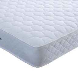 Bedmaster Prince Coil Spring Mattress in White - Size: Double