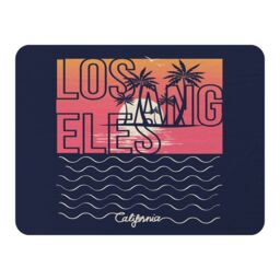 Benjamin Tate Design Los Angeles Sunset Blanket in Natural - Size: 120 cm x 150 cm - thumbnail 1