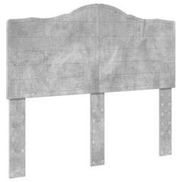 Berkfield Home Bed Frame with Headboard Concerte 120 x 200 cm Solid Pine Wood in Grey - thumbnail 6