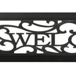 Berkfield Home Garden Bench 125 cm Steel Black - thumbnail 7
