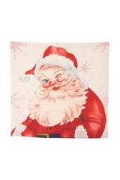 Living and Home Christmas Themed Decorative Pillow Case with Festive Motifs - thumbnail 2