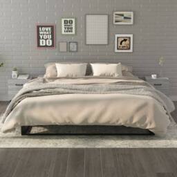 Berkfield Home Decorative Bedside Cabinets 2 pcs Grey Sonoma 40x35x47.5 cm - thumbnail 2