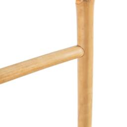 Berkfield Home Towel Ladder with 5 Rungs Bamboo 150 cm in Brown - thumbnail 4