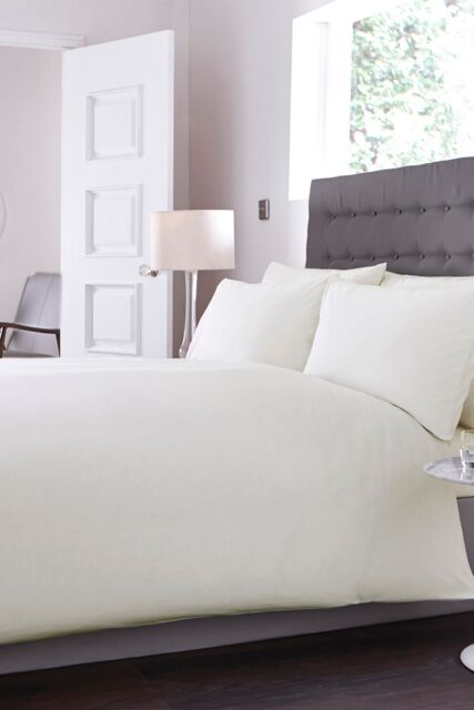 Martex Sestina Luxury Duvet Cover in Ivory - Size: Double - image 1