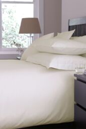 Martex Sestina Luxury Duvet Cover in Ivory - Size: Double - thumbnail 2