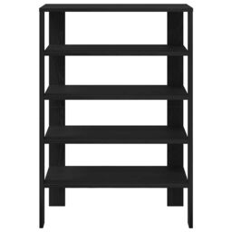 Berkfield Home Shoe Rack Black 61x32x87.5 cm Engineered Wood - thumbnail 4