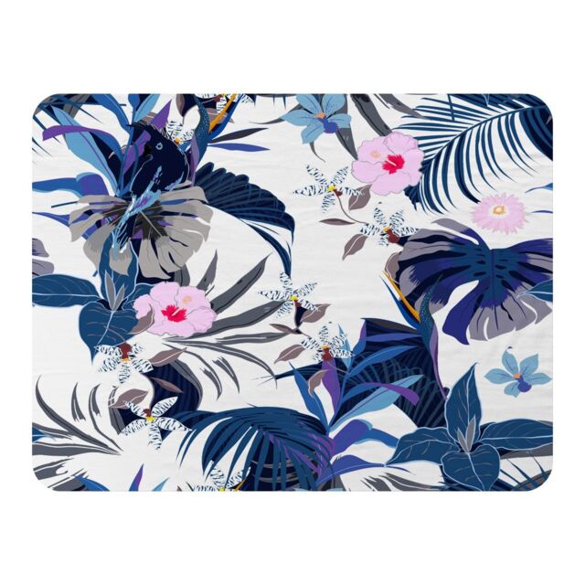 Benjamin Tate Design Winter Tropical Blanket in Natural - Size: 120 cm x 150 cm - image 1