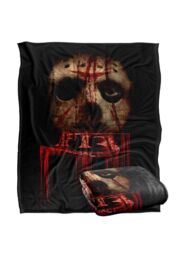 Friday the 13th Blanket, 152x127 cm Remake Poster Silky Touch Super Soft Throw Blanket in White - thumbnail 2