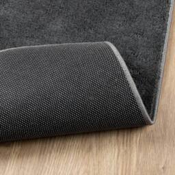 Berkfield Home Rug OVIEDO Short Pile Anthracite 140x200 cm in Charcoal - Size: Medium - thumbnail 5