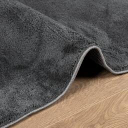 Berkfield Home Rug OVIEDO Short Pile Anthracite 140x200 cm in Charcoal - Size: Medium - thumbnail 4