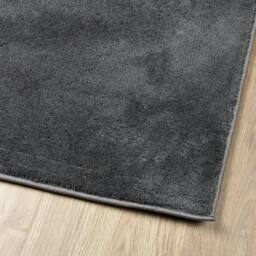 Berkfield Home Rug OVIEDO Short Pile Anthracite 140x200 cm in Charcoal - Size: Medium - thumbnail 6