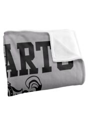 Harry Potter Hogwarts Athletic Officially Licensed Silky Touch Super Soft Throw Blanket 152x127 cm in White - thumbnail 3