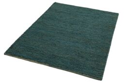 The Rug Shop UK Teal Handmade Modern Plain Jute Easy To Clean Area Rug - Size: 160 cm x 230 cm - thumbnail 2
