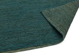 The Rug Shop UK Teal Handmade Modern Plain Jute Easy To Clean Area Rug - Size: 160 cm x 230 cm - thumbnail 3