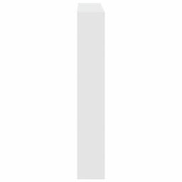 Berkfield Home Headboard Cabinet with LED White 120x17x102 cm - Size: 120 x 17 x 102 cm - thumbnail 7