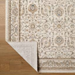 Livabliss Arda Vintage Brown Grey Taupe Traditional Boho Fringe Living Rug - Size: 153 cm x 220 cm - thumbnail 4