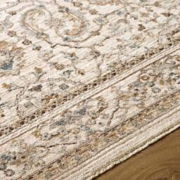 Livabliss Arda Vintage Brown Grey Taupe Traditional Boho Fringe Living Rug - Size: 153 cm x 220 cm - thumbnail 3