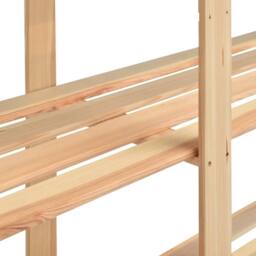 Berkfield Home Durable 5-Tier Storage Racks 3 pcs 170x38x170 cm Solid Pinewood 500 kg in Beige - Size: 170 x 38 x 170 cm - thumbnail 6