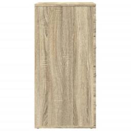 Berkfield Home Sideboards 2 pcs Sonoma Oak 60x39x80 cm Engineered Wood in Light Oak - Size: 60 x 39 x 80 cm - thumbnail 6
