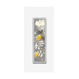 Orsina Yellow Bird 2 Framed Wall Art Home Wall Décor in White - thumbnail 2