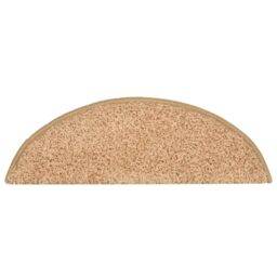 Berkfield Home Carpet Stair Treads 15 pcs Gold 56x17x3 cm - Size: Medium - thumbnail 6