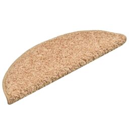Berkfield Home Carpet Stair Treads 15 pcs Gold 56x17x3 cm - Size: Medium - thumbnail 3