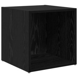 Berkfield Home TV Cabinet 2 pcs Black 37 x 35 x 37 cm Engineered wood - thumbnail 5