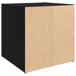 Berkfield Home TV Cabinet 2 pcs Black 37 x 35 x 37 cm Engineered wood - thumbnail 8