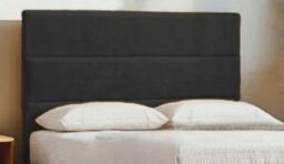 "Knight Sleep Delaware Plush Bed With Mattress, 4 Drawers, Headboard & 12"" Footboard in Black - Size: Super King" - thumbnail 4