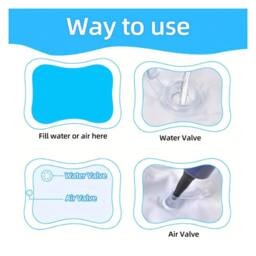 Dragodirect Inflatable Blue Dolphin Sensory Play Mat PVC Activity Gym - thumbnail 6